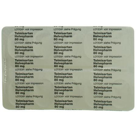Telmisartan Helvepharm Tabl 80 mg 100 pcs - PrimeCare Global