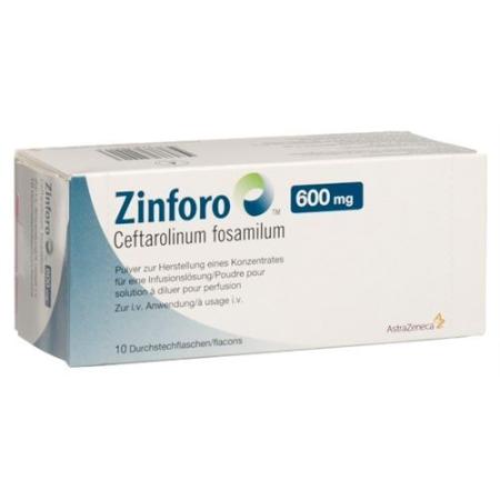 Zinforo dry sub 600 mg i.v. Penetration 10 pcs - PrimeCare Global