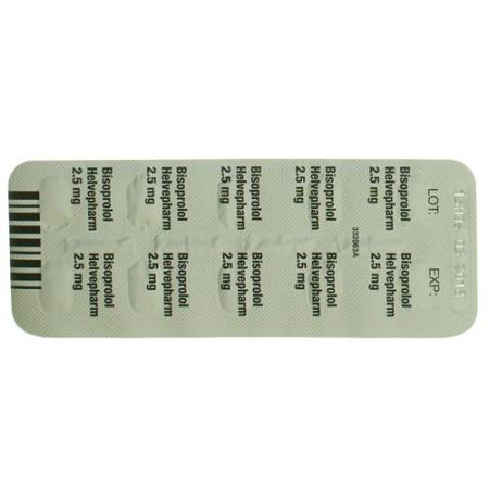 Bisoprolol Helvepharm Tabl 2.5 mg 30 pcs - PrimeCare Global