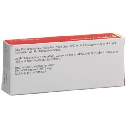 Bisoprolol Helvepharm Tabl 5 mg 30 pcs - PrimeCare Global