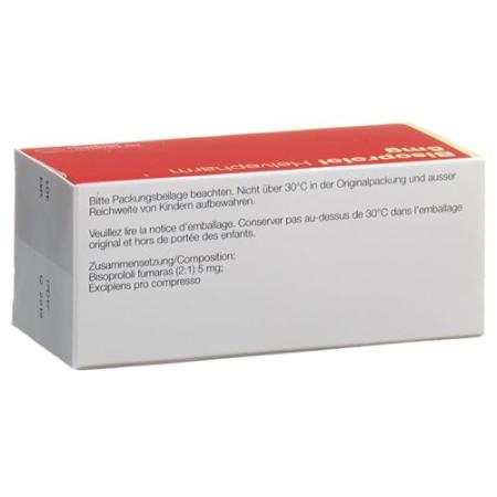 Bisoprolol Helvepharm Tabl 5 mg 100 pcs - PrimeCare Global
