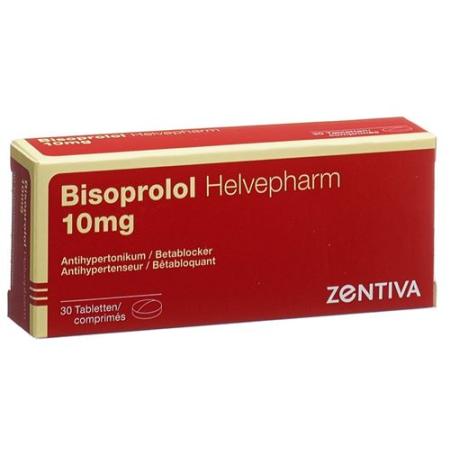 Bisoprolol Helvepharm Tabl 10 mg 30 pcs - PrimeCare Global