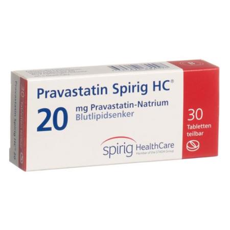 Pravastatin Spirig HC Tabl 20 mg 30 pcs - PrimeCare Global