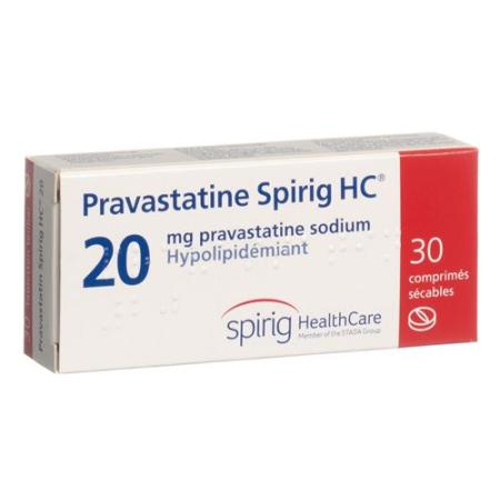 Pravastatin Spirig HC Tabl 20 mg 30 pcs - PrimeCare Global