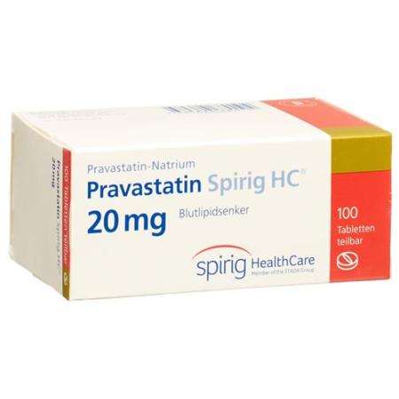 Pravastatin Spirig HC Tabl 20 mg 100 pcs - PrimeCare Global