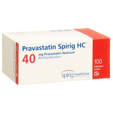 Pravastatin Spirig HC Tabl 40 mg 100 pcs - PrimeCare Global
