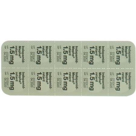 Indapamid-Mepha retard Depotabs 1.5 mg 90 pieces - PrimeCare Global