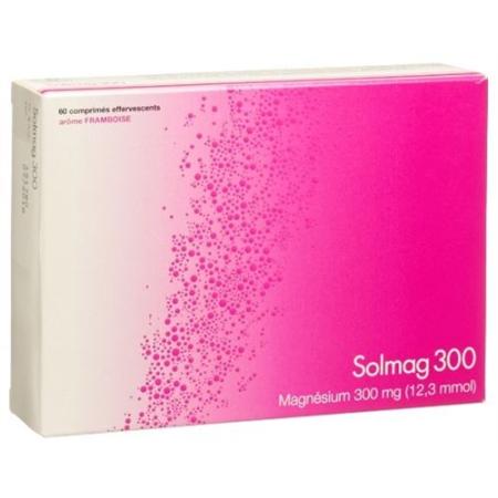 Solmag 300 effervescent tablets raspberry flavor Ds 60 pcs - PrimeCare Global