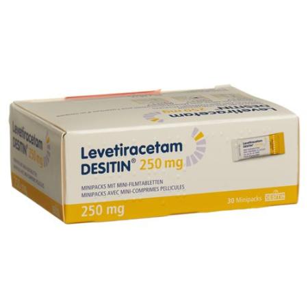 Levetiracetam DESITIN Minipacks of Mini Film-Coated Tablets 250mg Bt - PrimeCare Global