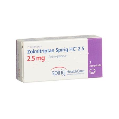 Zolmitriptan Spirig HC Tabl 2.5 mg 3 pcs - PrimeCare Global
