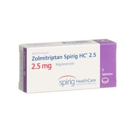 Zolmitriptan Spirig HC Tabl 2.5 mg 3 pcs - PrimeCare Global