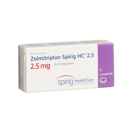 Zolmitriptan Spirig HC Tabl 2.5 mg 6 pcs - PrimeCare Global
