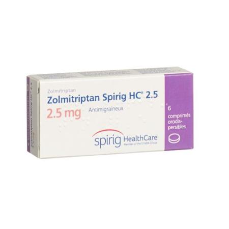 Zolmitriptan Spirig HC Melting Tab 2.5 mg 6 pcs - PrimeCare Global