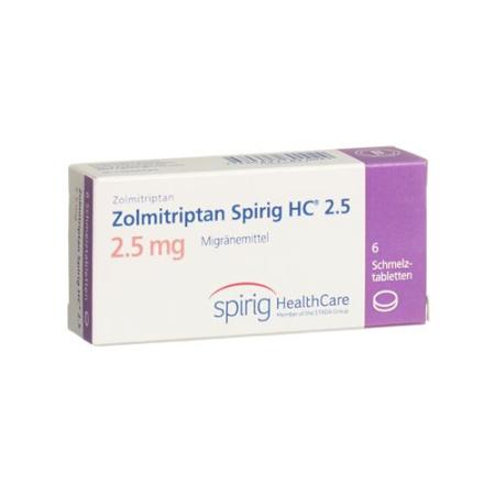 Zolmitriptan Spirig HC Melting Tab 2.5 mg 6 pcs - PrimeCare Global