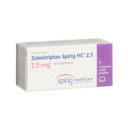 Zolmitriptan Spirig HC Melting Tab 2.5 mg 12 pcs - PrimeCare Global