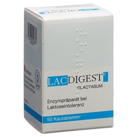 Lacdigest chewable tablets 50 pcs - PrimeCare Global