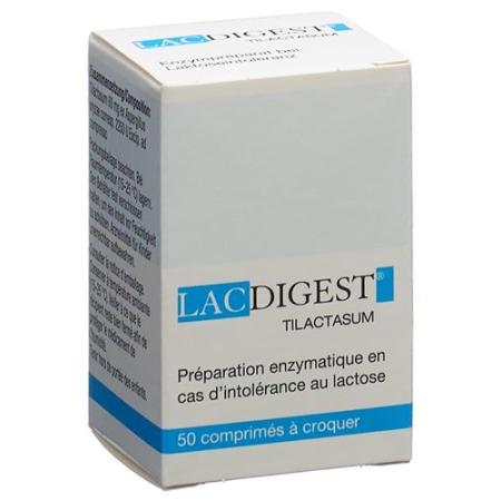 Lacdigest chewable tablets 50 pcs - PrimeCare Global
