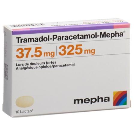 Tramadol-Paracetamol-Mepha Lactab 37.5/325 mg 20 pcs - PrimeCare Global
