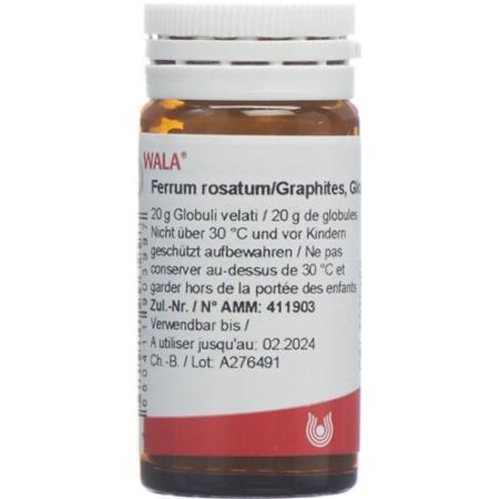 Wala Ferrum Rosatum/Graphites Globules 20 g - PrimeCare Global