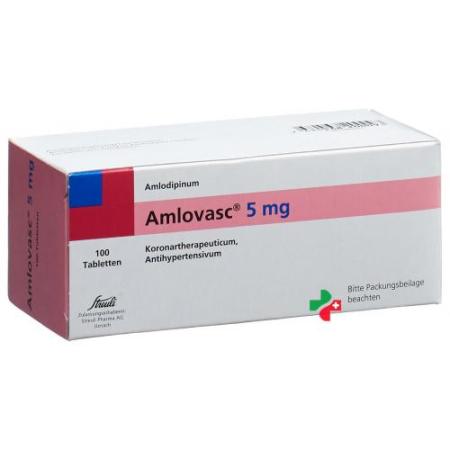 Amlovasc 5 mg 100 tablets - PrimeCare Global