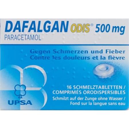 Dafalgan Odis Melting Tabl 500 mg Ds 16 pcs - PrimeCare Global