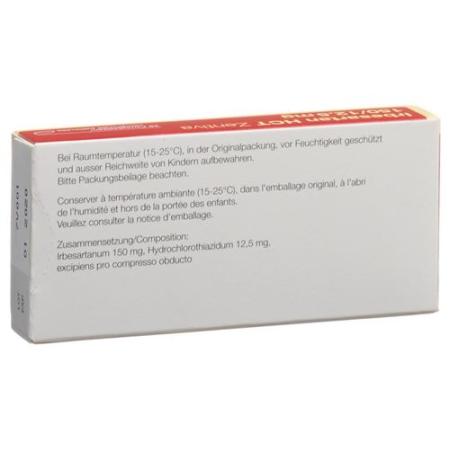 Irbesartan HCT Zentiva Filmtabl 150/12.5mg 28 pcs - PrimeCare Global
