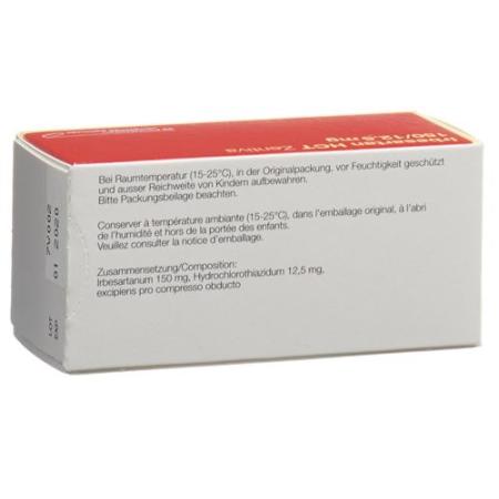 Irbesartan HCT Zentiva Filmtabl 150/12.5mg 98 pcs - PrimeCare Global