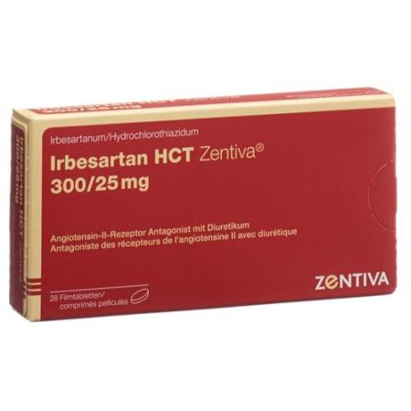 Irbesartan HCT Zentiva Filmtabl 300/25mg 28 pcs - PrimeCare Global