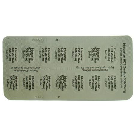 Irbesartan HCT Zentiva Filmtabl 300/25mg 28 pcs - PrimeCare Global