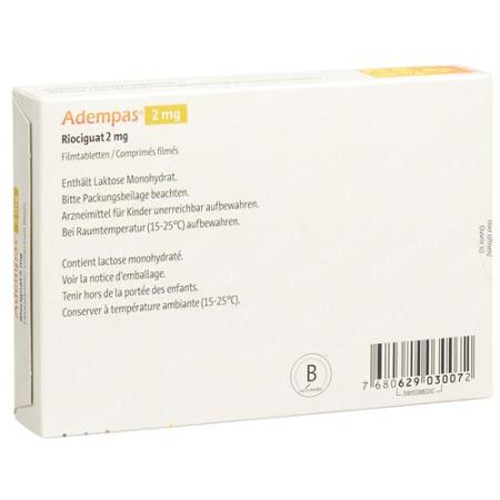 Adempas film tablets 2 mg 42 pcs - PrimeCare Global