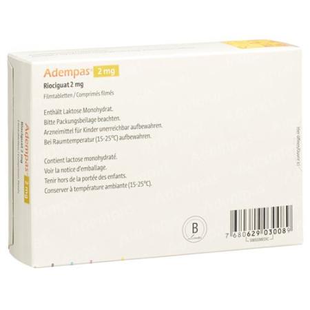 Adempas film tablets 2 mg 84 pcs - PrimeCare Global