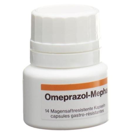 Omeprazol-Mepha Kaps 10 mg bottle 14 pcs - PrimeCare Global
