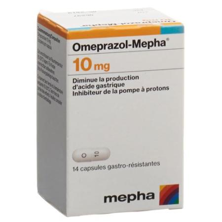 Omeprazol-Mepha Kaps 10 mg bottle 98 pieces - PrimeCare Global