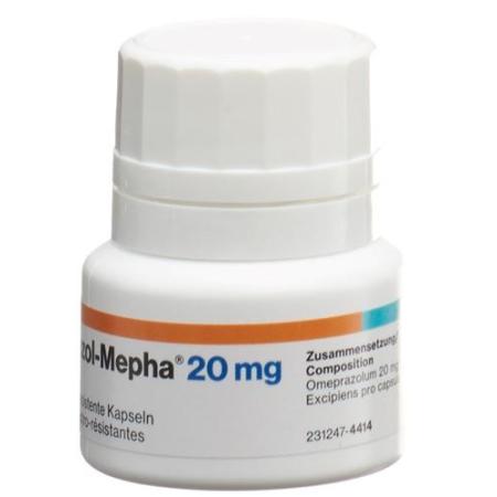 Omeprazol-Mepha Kaps 20 mg bottle 56 pieces - PrimeCare Global