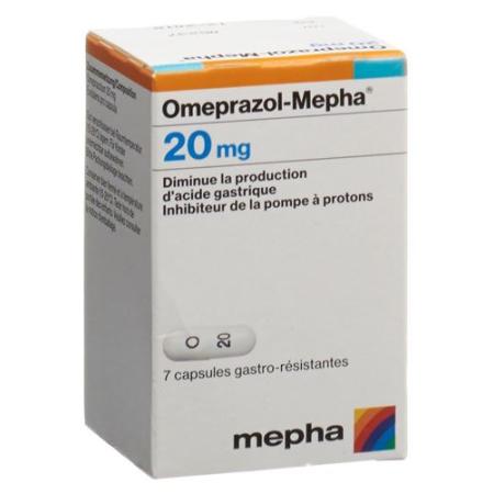Omeprazol-Mepha Kaps 20 mg bottle 56 pieces - PrimeCare Global