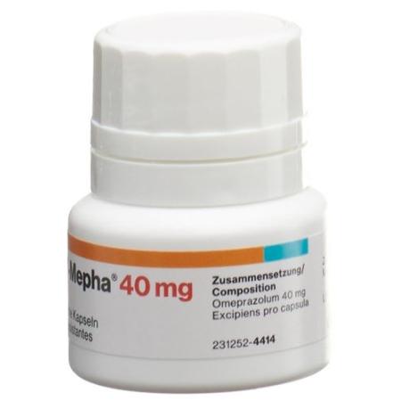 Omeprazol-Mepha Kaps 40 mg bottle 98 pieces - PrimeCare Global