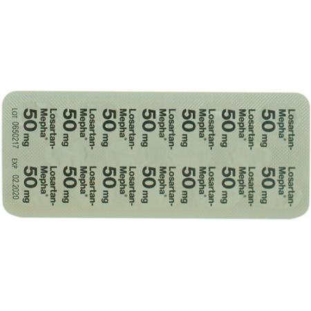 Losartan-Mepha Lactab 50 mg 98 pcs - PrimeCare Global
