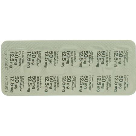 Losartan-HCT-Mepha Lactab 50/12.5mg 28 pcs - PrimeCare Global