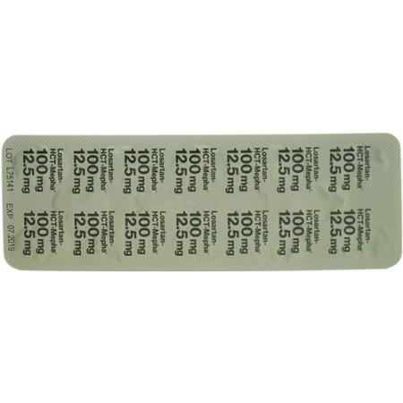 Losartan-HCT-Mepha Lactab 100/12.5mg 98 pcs - PrimeCare Global