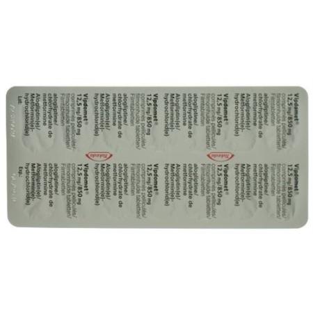 Vipdomet Filmtablet 12.5/850 mg 112 pcs - PrimeCare Global
