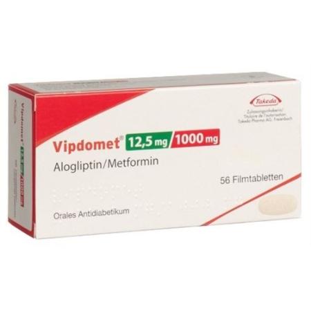 Vipdomet Filmtablet 12.5/1000 mg 56 pcs - PrimeCare Global
