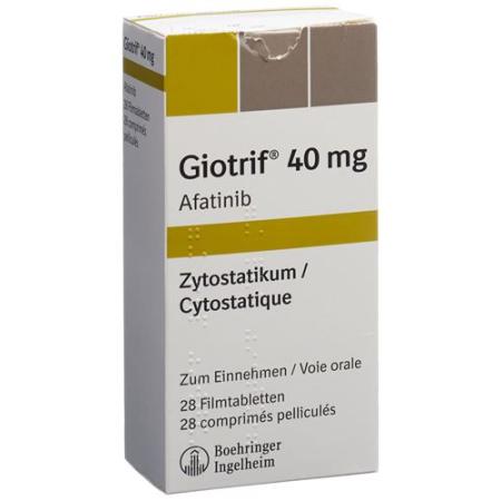 Giotrif film tablets 40 mg 28 pcs - PrimeCare Global