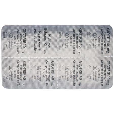 Giotrif film tablets 40 mg 28 pcs - PrimeCare Global