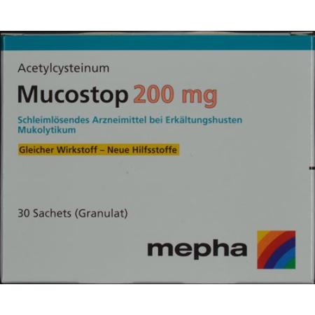 Mucostop Gran 200 mg 30 pcs - PrimeCare Global