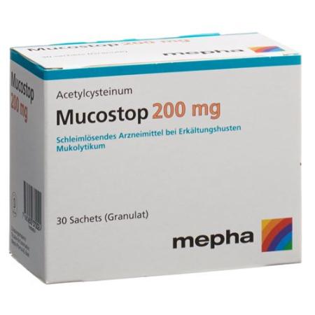 Mucostop Gran 200 mg 30 pcs - PrimeCare Global