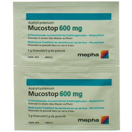 Mucostop Gran 600 mg 10 pcs - PrimeCare Global