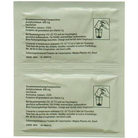 Mucostop Gran 600 mg 10 pcs - PrimeCare Global