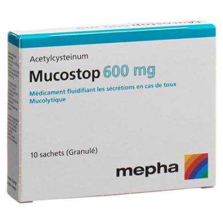 Mucostop Gran 600 mg 10 pcs - PrimeCare Global