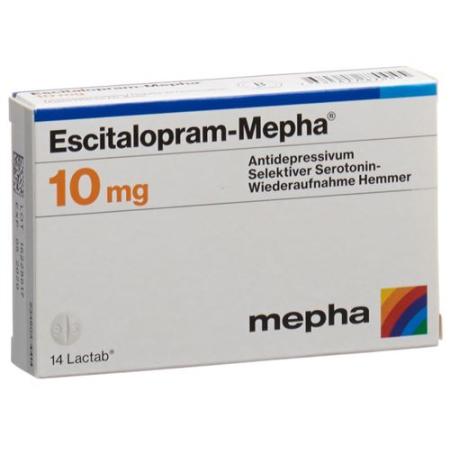 Escitalopram-Mepha Lactab 10 mg 28 pcs - PrimeCare Global