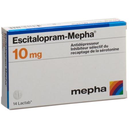 Escitalopram-Mepha Lactab 10 mg 28 pcs - PrimeCare Global